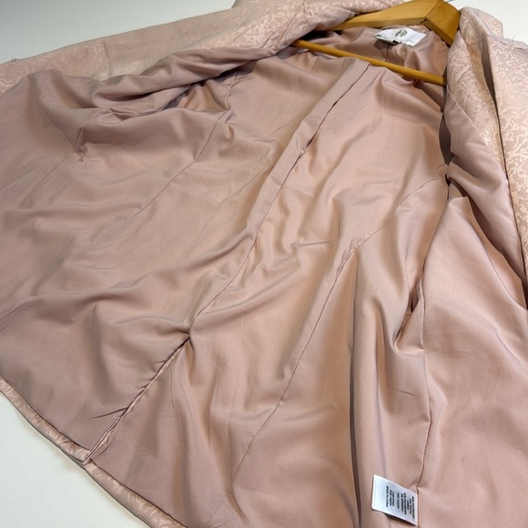 House of Harlow 1960 Blush Pink Jacquard Blazer Size Medium - Picture 4 of 5